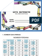 Nota Matematik 2223