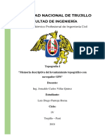 P.A. Levantamiento Topográfico Con GPS