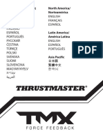TMX Thrustmaster Feedback Pro Racing Wheel Users Manual
