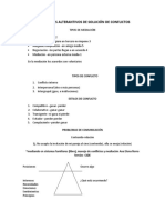 Mecanismos Alterantivos de Solución de Conflictos