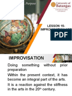 Lesson 15- Improvisation Art(3)