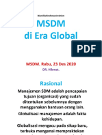 MSDM Di Era Global