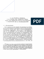 Política Criminal, Derecho Penal y Globalización