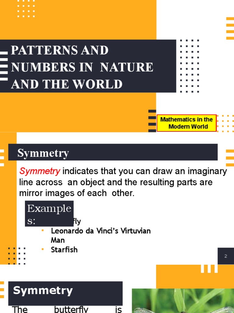 Patterns and Numbers in Nature and The World Fibonacci Sequence PDF