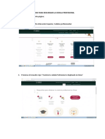 Proceso para Descargar La Cedula Profesional