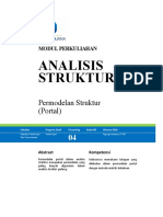 ANALISIS STRUKTUR III-Pertemuan 4 (E-Learning)