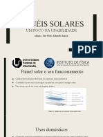 Painéis solares e suas tecnologias