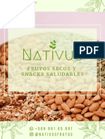 Frutos secos y snacks saludables Nativus