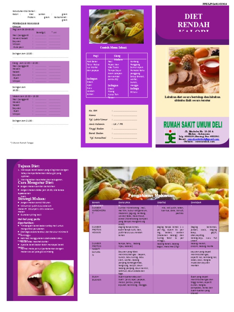 Diet Rendah Kalori (Edit) | PDF