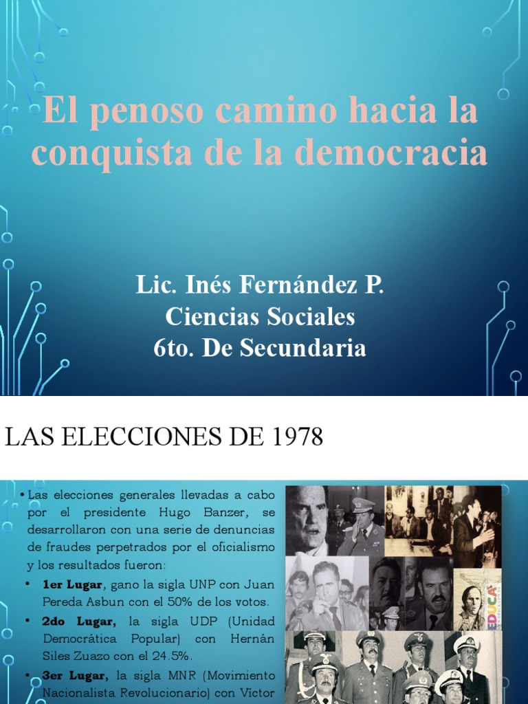 El Penoso Camino Hacia La Conquista de La Democracia 6to de Secundaria ...