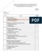 Tabel Pemantauan Pelaksanaan K3