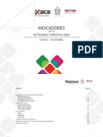 Indicadores Turísticos Oaxaca 2020