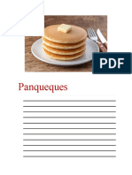 Panqueques Receta Modificr