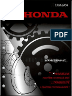 (1998-2004) Honda Trx450 Foreman Service Repair Manual Split 1
