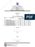 READING SPEED Grade 1