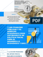 Diapositivas Equipo 3 Las Finanzas Públicas y El Derecho Económico 30de Junio de 2022