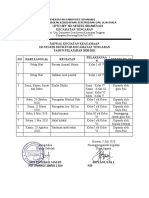 Jadwal Kegiatan Keagamaan