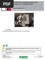 IH-500 NI Transport Arm Troubleshooting V2.3