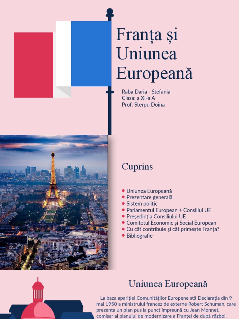 Proiect - Franta Si UE | PDF