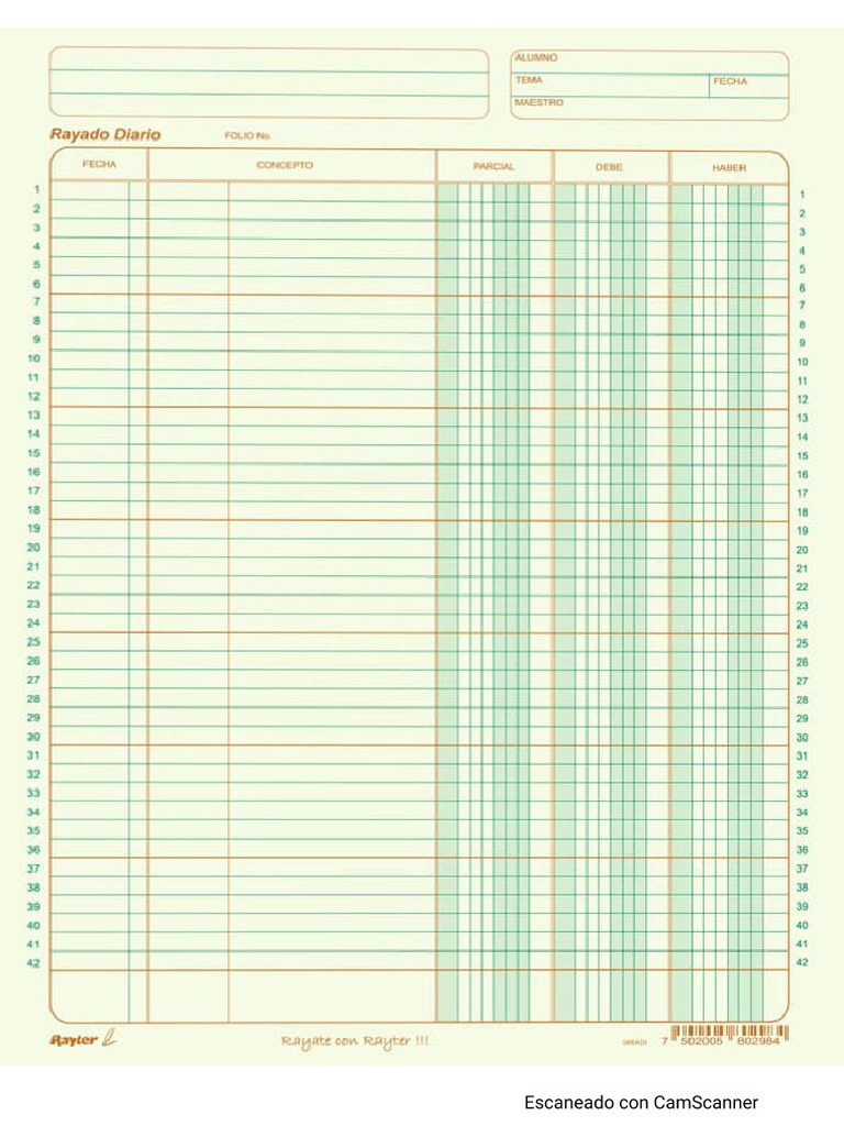 Rayado Diario PDF
