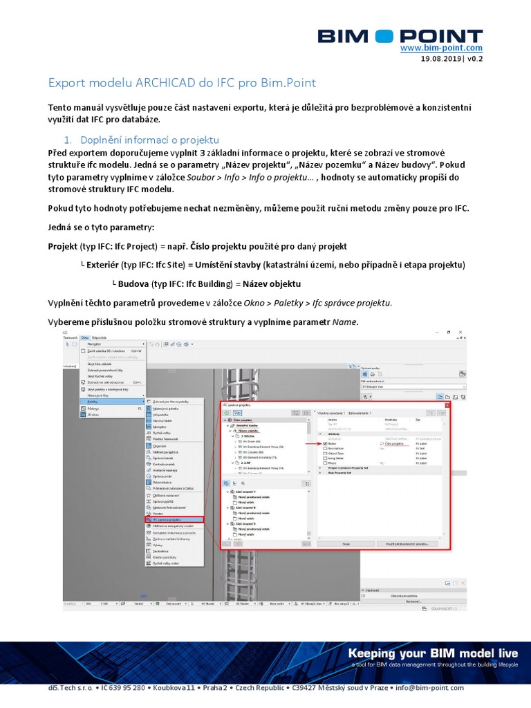 16 Export Modelu Archicad Do Ifc Pro Bim | PDF