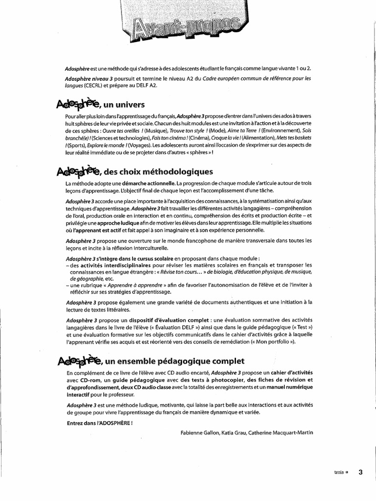 ADOSPHERE | PDF