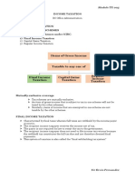 Module TX005 Final Income Taxation