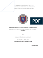 Estudio Mediante Caracterización de Materias Primas Base Magnesia Sintética Grado Refractario de Origen Nacional