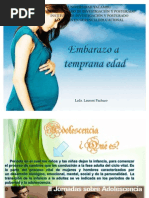 El Embarazo A Temprana Edad