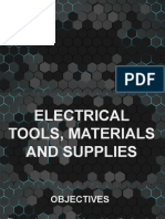 Electrical Tools Supplies and Materials