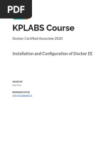 DCA - Section Installation and Configuration of Docker EE