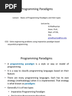 Basics of Imperative Programming Paradigm