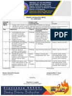 Weekly Learning Plan (G7;Q1)