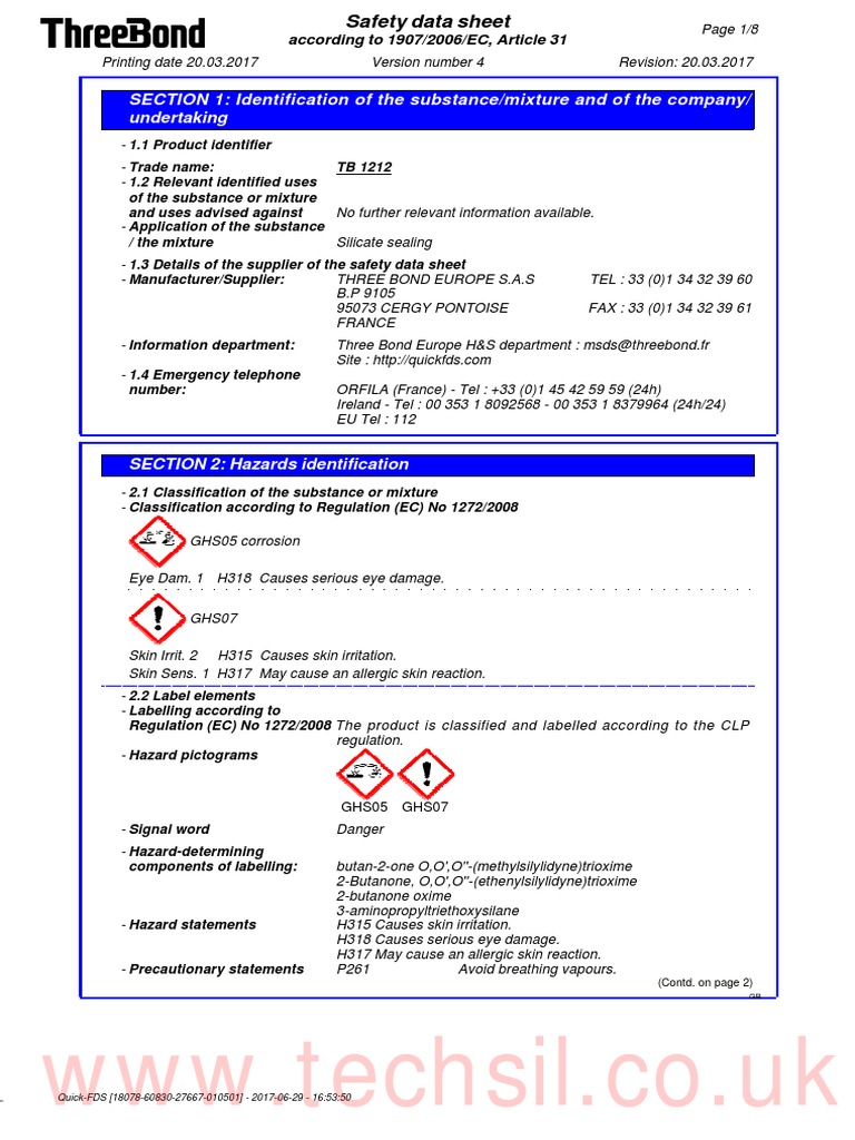 sds-for-silicate-sealant-pdf-dangerous-goods-firefighting