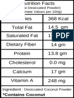 Nutrition Facts - Print PDF