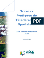 Travaux Pratiques de Teledetection Spatiale II Uliege
