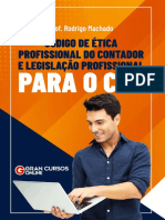 E Book Codigo de Etica Profissional Do Contador e Legislacao Profissional para o CFC Professor Rodrigo Machado