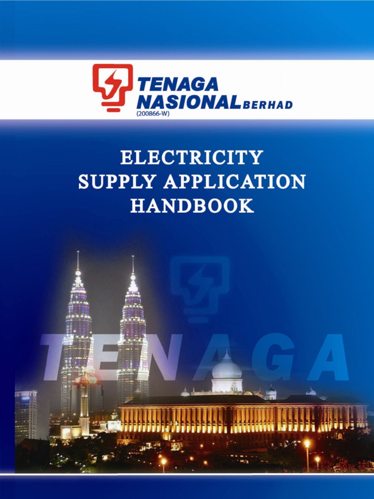 Tnb Electricity Supply Application Handbook Esah Electric Power Distribution Electrical Substation