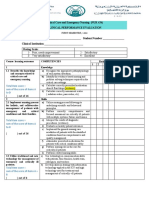 Critical Care Nursing Course Evaluation Sheet Last Modified
