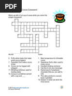 Cocoa Crossword