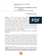 Problematizando As Novas Ferramentas Pedagógicas No Ensino de História