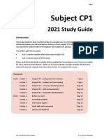 CP1 Study Guide 2021