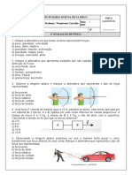 6ª AVALIAÇÃO DE FÍSICA - 6º ANO ENS. FUNDAMENTAL - WANDERSON CARVALHO - MARIA JOSÉ 2022