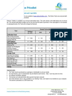 Pricelist 2022