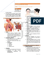 Lesson 1 Overview of The Respiratory System