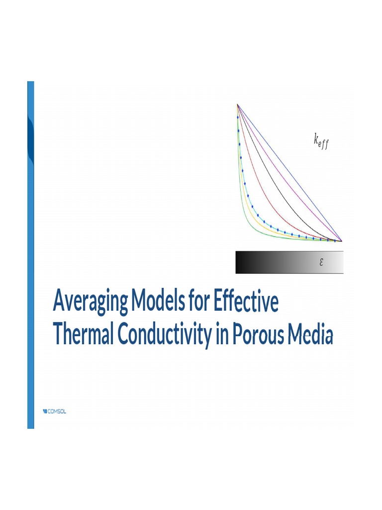 Effective Thermal Conductivity Models | PDF | Porosity | Thermal ...