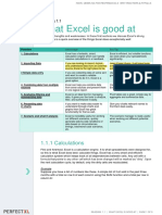 Core Strengths of Excel