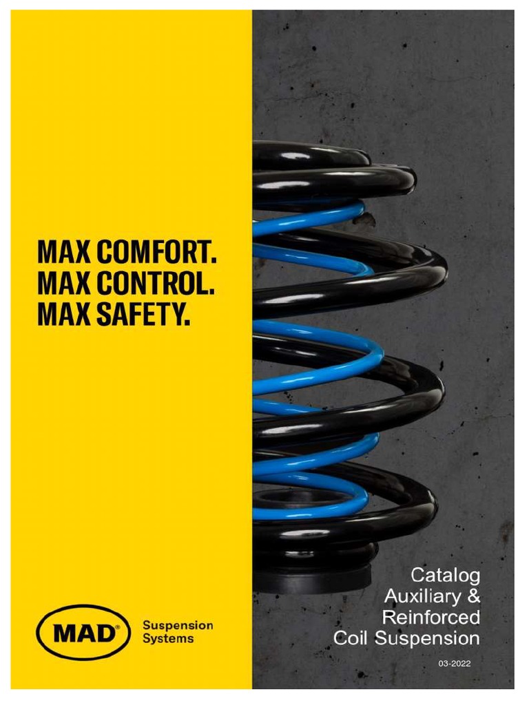 MAD - Catalog Auxiliary & Reinforced Springs - MAD