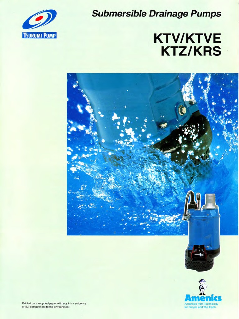 Tsurumi Pump KTZ Submersible Bilge