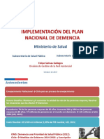 Presentación Plan Nacional Demencia Jornada Peñalolén